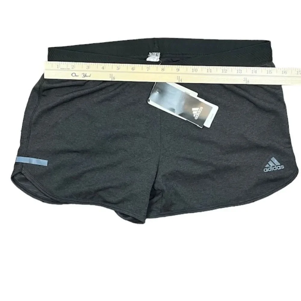 NWT Adidas Corechill Short Climachill‎ Women's Charcoal Lined Size Small